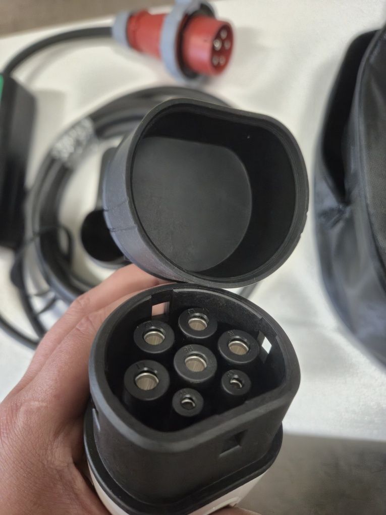 KUAX 5m 3-fazowy typ 2 kabel do ładowania ładowarka samochodowa TANIO!