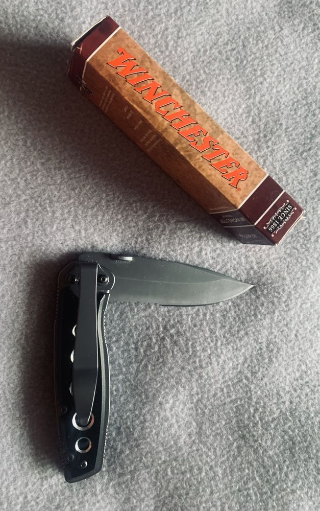 Winchester parfive tanto point folding linerlock knife нож