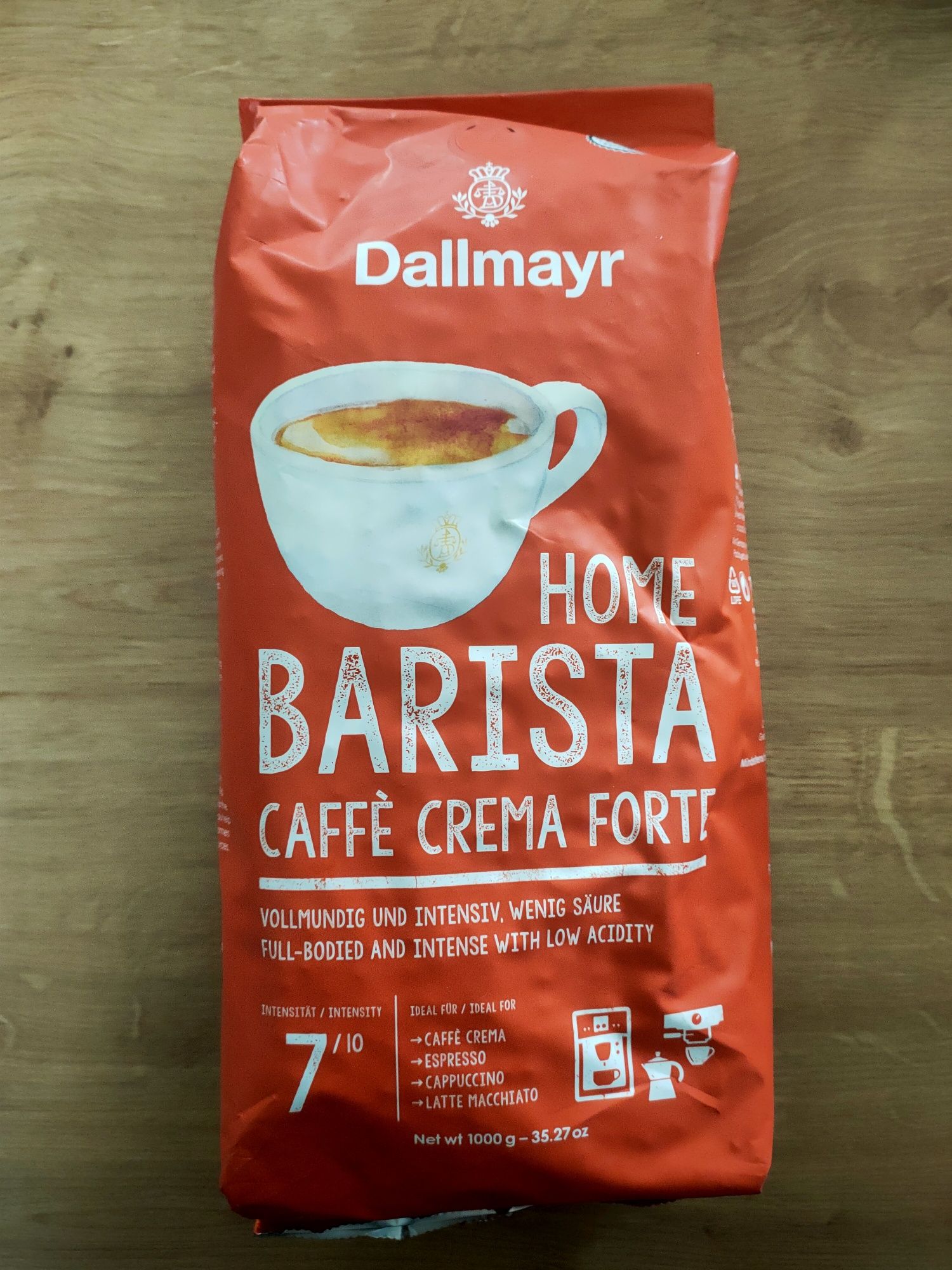 Kawa w ziarnach Dallmayr Home Barista Caffe Crema Forte 1 kg