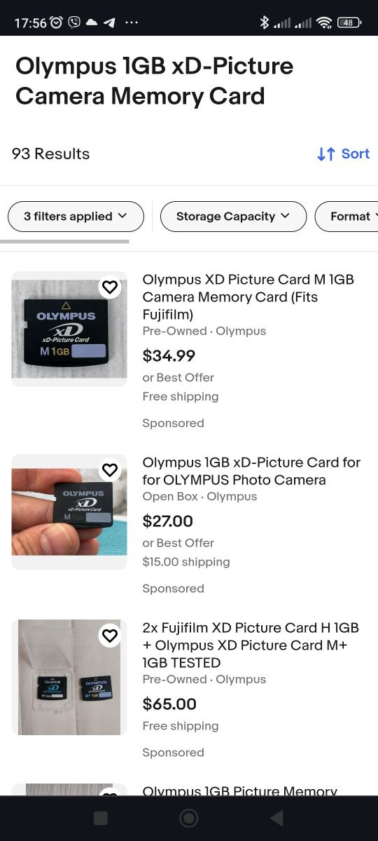 Olimpus xD Picture Card M+ 1GB