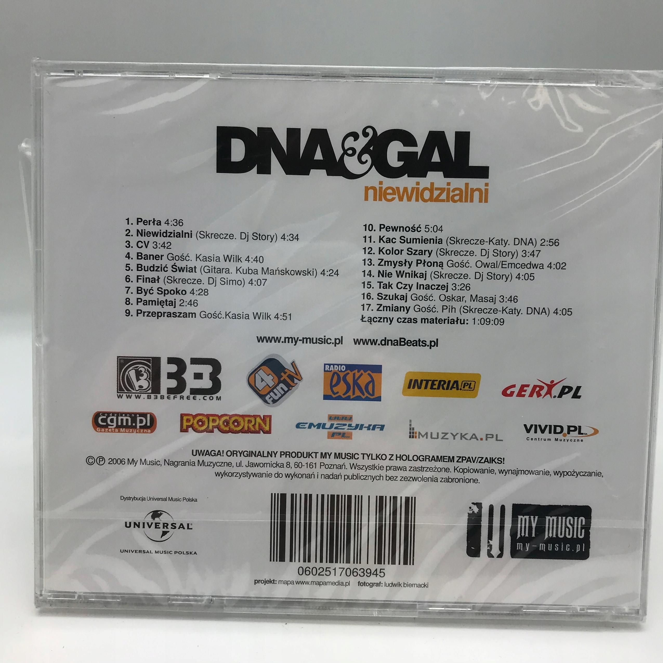 cd - dna & gal - niewidzialni