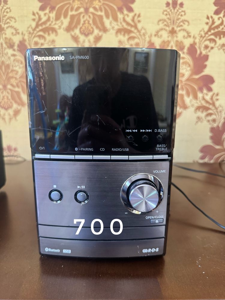 Panasonic SA-PM600, аудіо система bluetooth музичний центр