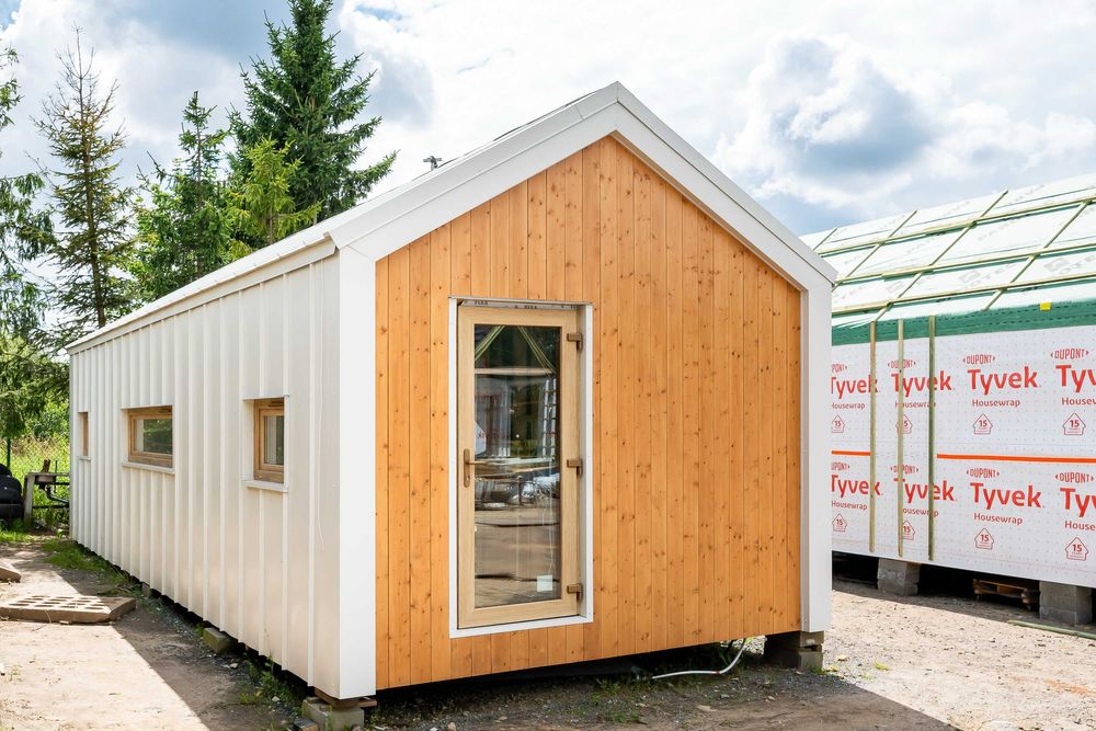 Domek mobilny całoroczny Nowoczesna Stodoła