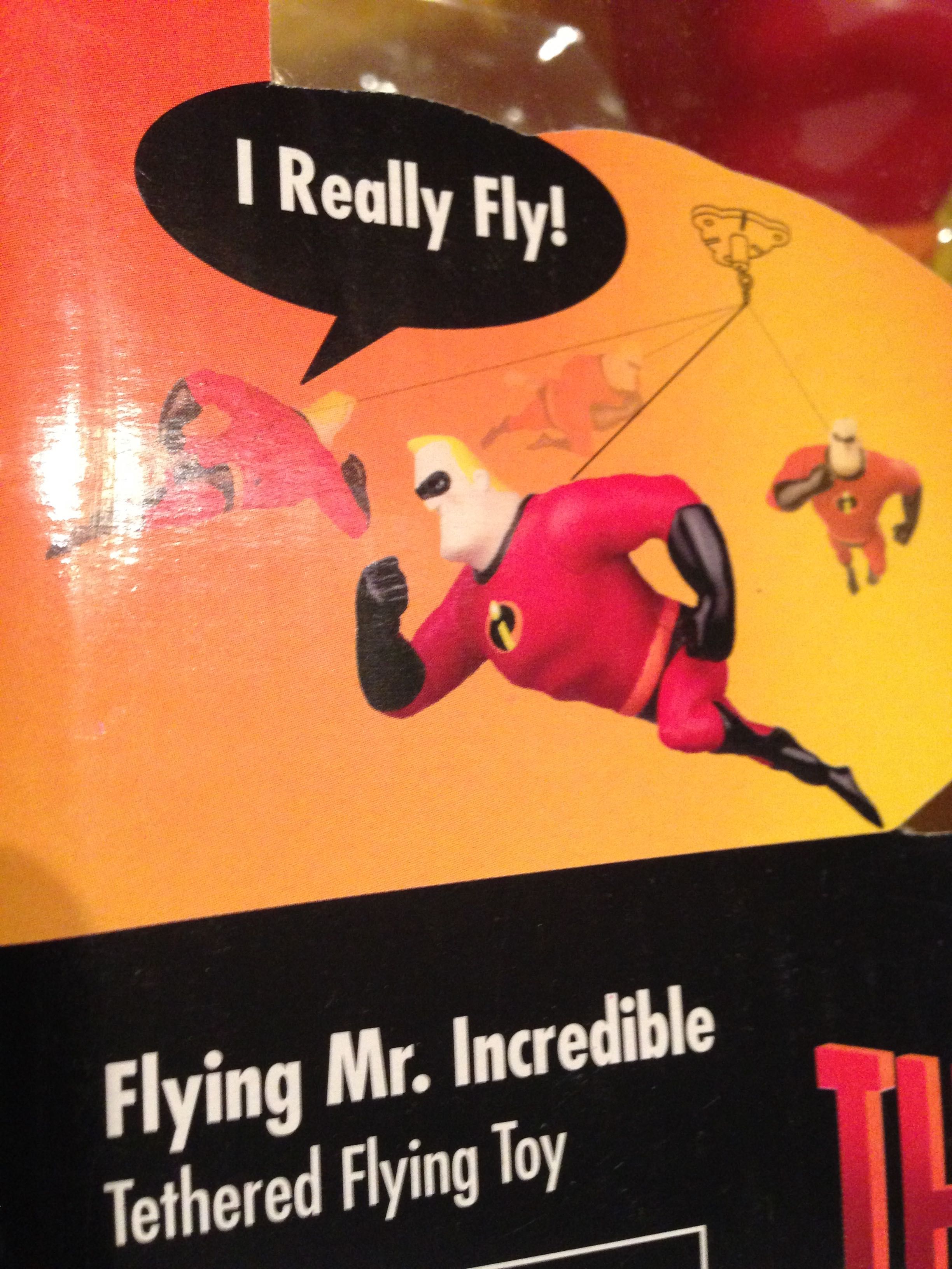 The incredibles, brinquedo novo selado em caixa para prenda