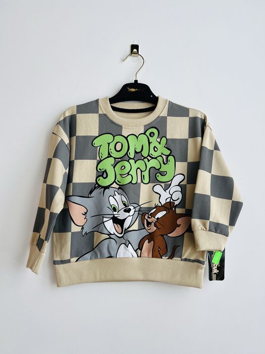 Komplet chłopięcy tom&jerry bluza spodnie r.110