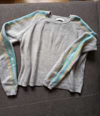 Sweter pull&near M szary