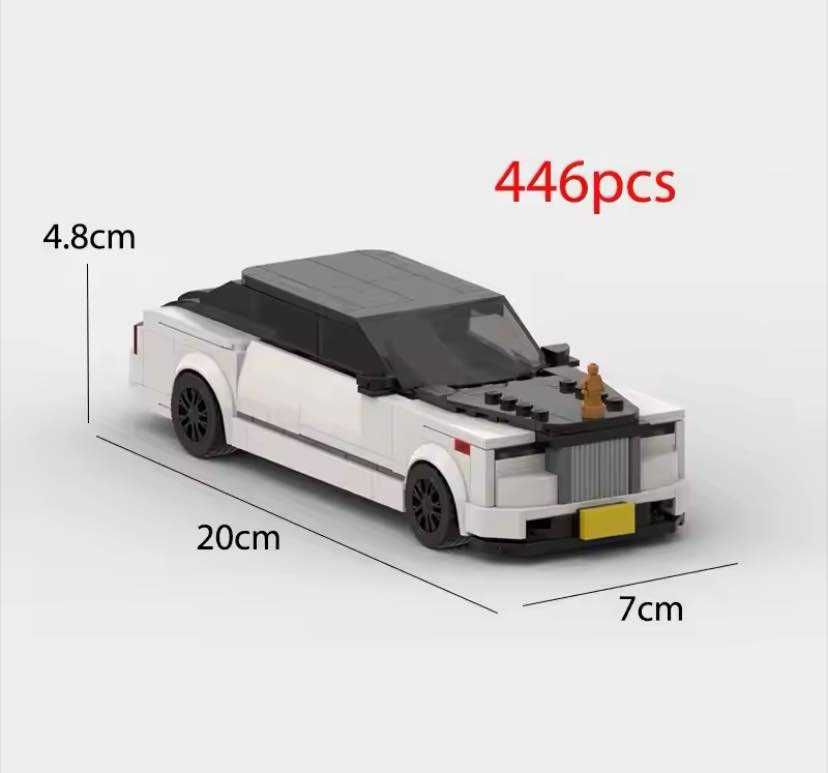 Klocki wzór LEGO Rolls Royce Phantom Autko Samochodzik Prezent Wyścig