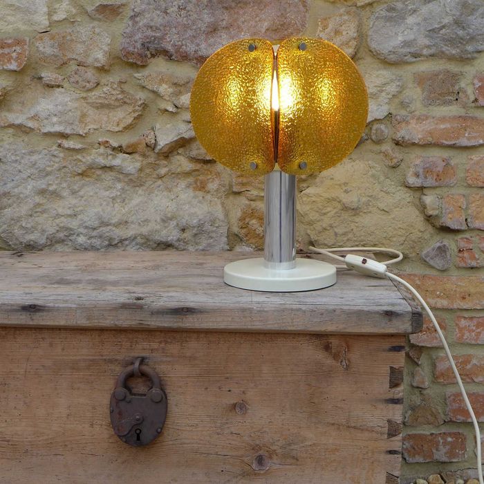 Lampa Stołowa AKA Lata 70 Vintage Mid Century DDR PRL