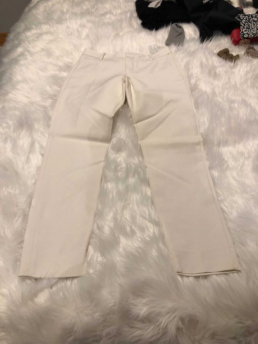 calcas brancas tamanho xs zara