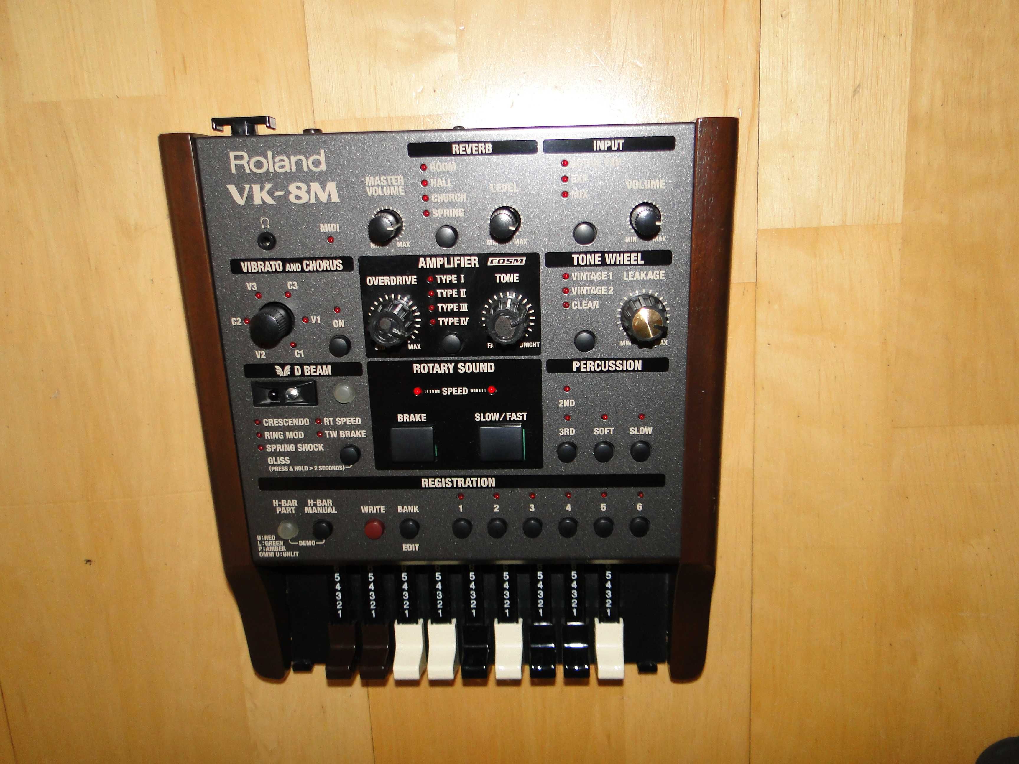 Zawodowy Moduł Brzmieniowy Organowy Hammond ROLAND VK-8M.Ideał.Okazja