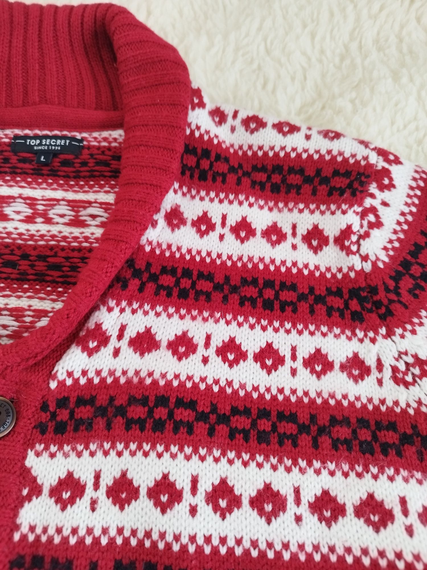 Sweter męski świąteczny roz.L Top Secret