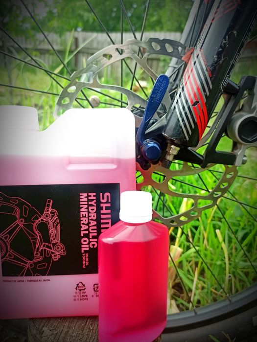 Shimano тормозное минеральное масло.100-250-500-1000ml