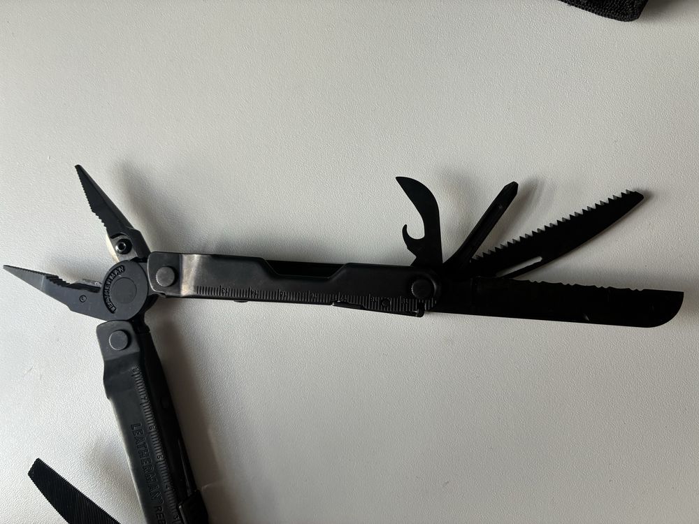 Multitool scyzoryk szczypce Leatherman Rebar Black czarny + kabura