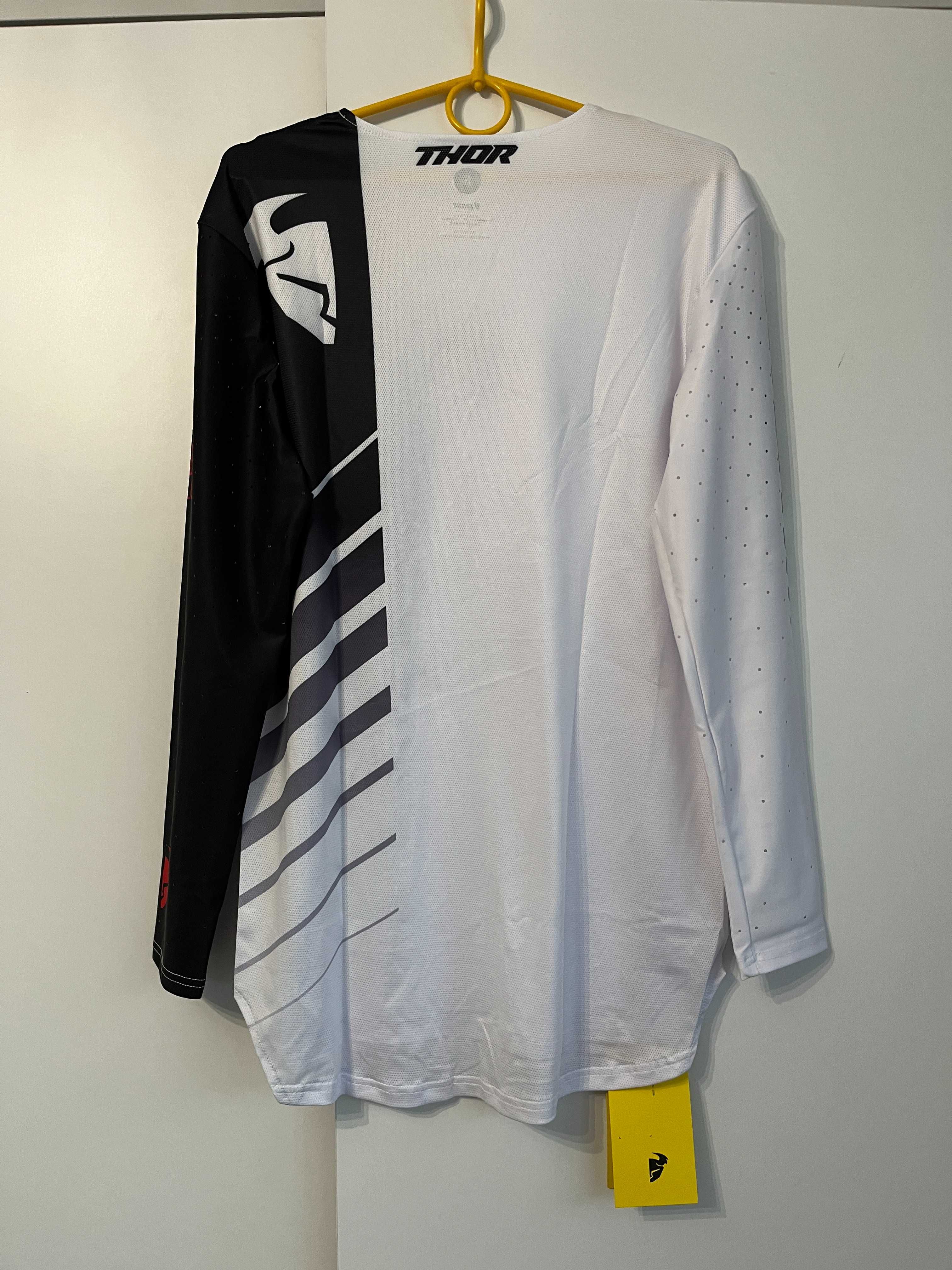 Strój THOR Prime Analog (Black White)(cross,quad,enduro,mtb,dh)