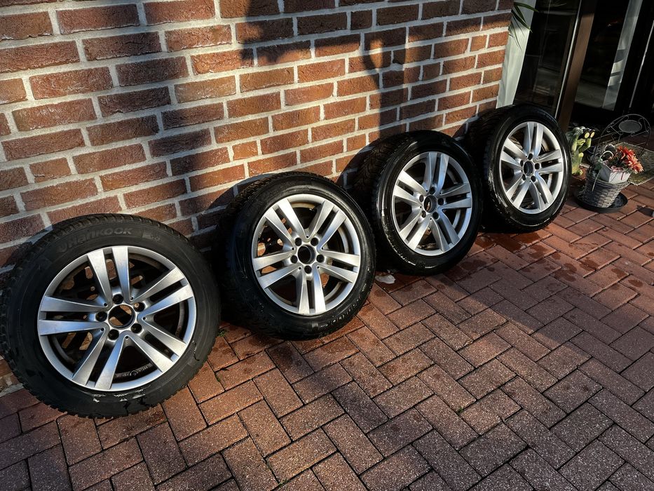 205/55/16 5x112 koła zimowe komplet alufelgi opony Mercedes OE