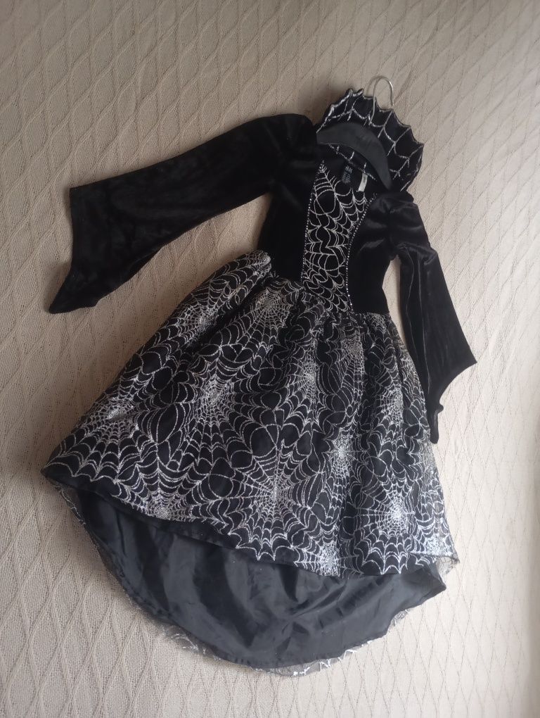H&M 3-4L Halloween kostium karnawałowy strój królowej pająków
