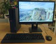 Komputer + Monitor i5 9gen 6 rdzeni 16GB DDR4, 256GB NVME Windows 11