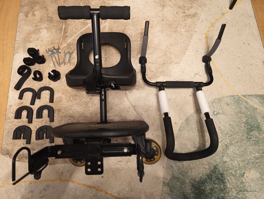 Dostawka do wózka X Rider + przedłużka do rączki wózka