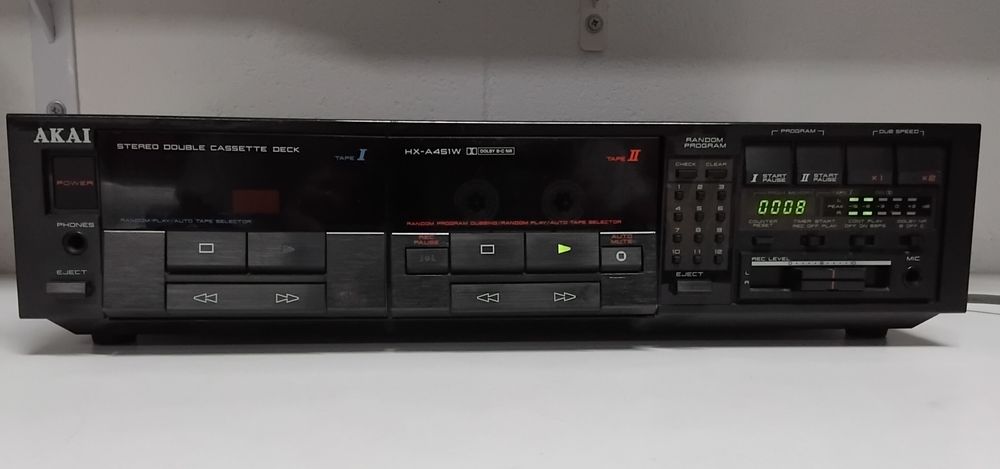 AKAI deck cassettes HX-A451W