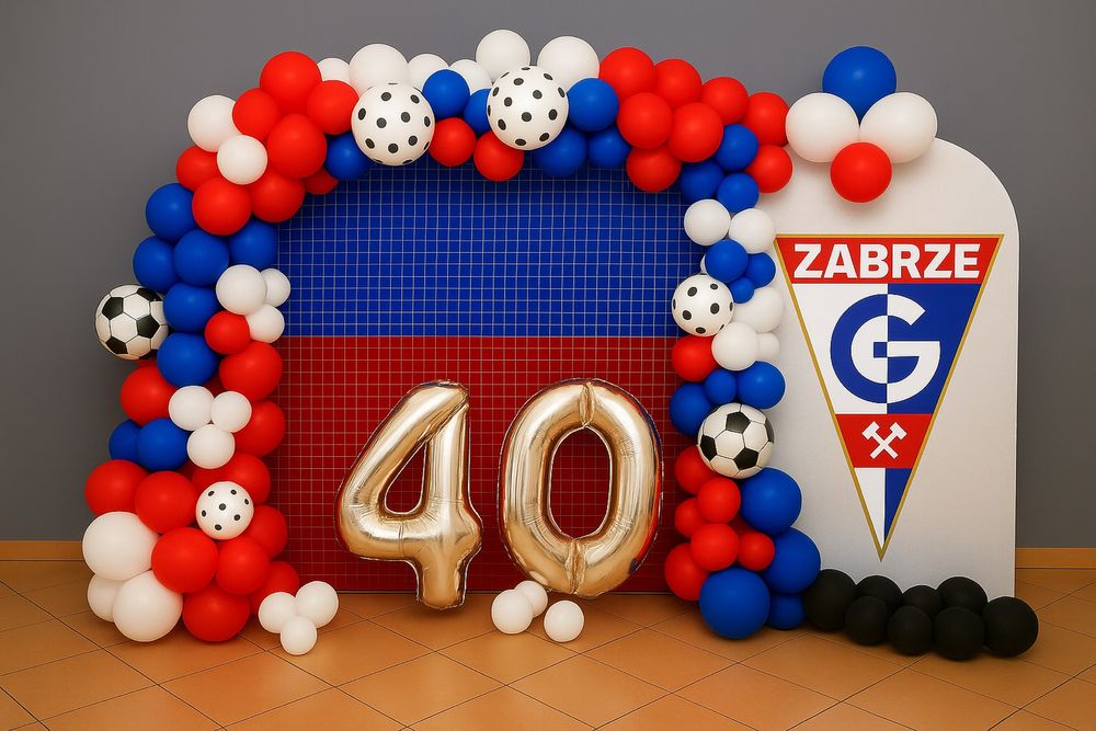 Scianki balonowe scianka urodziny, chrzciny, komunia