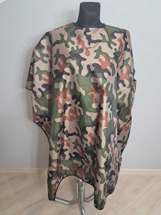 peleryna fryzjerska długa wodoodporna nadruk