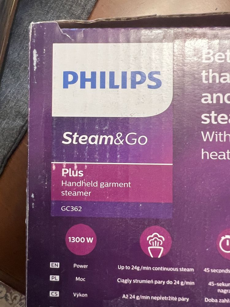 Відпарювач PHILIPS Steam&Go GC362/80