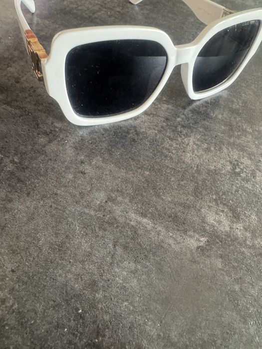 Okulary louis vuitton lv biale logowane