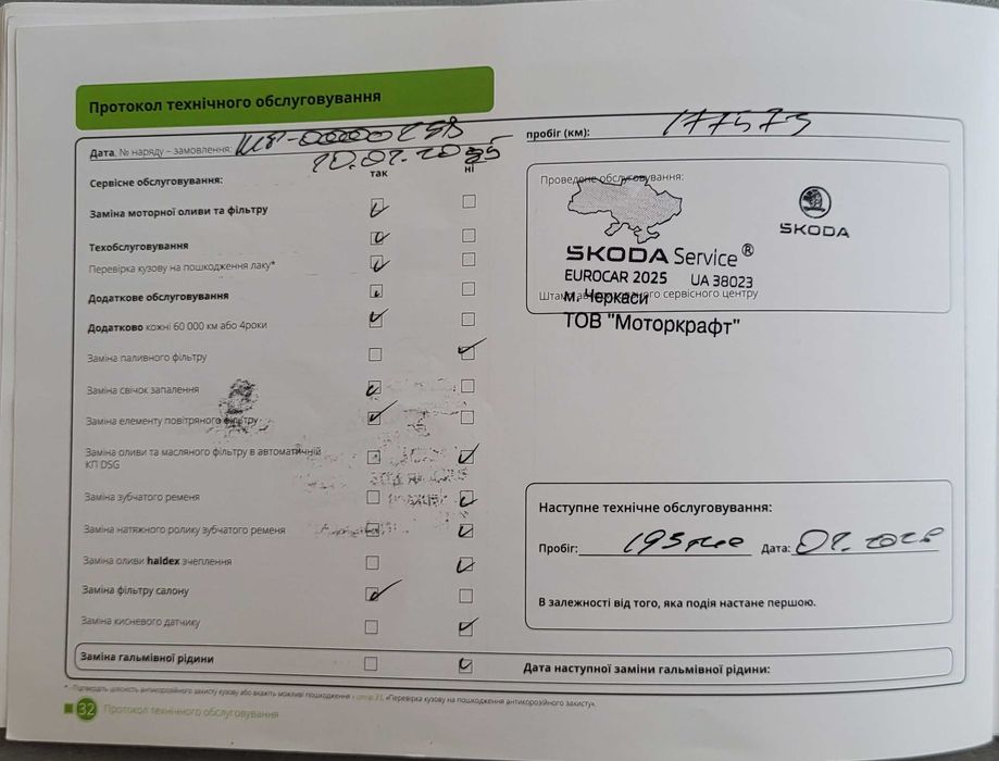 Авто Skoda Fabia 2017