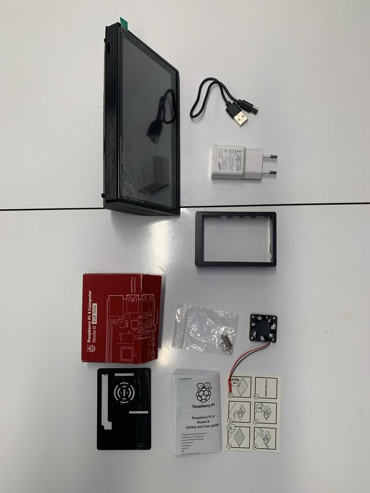 Raspberry Pi 4B + сенсорний ips екран 7"