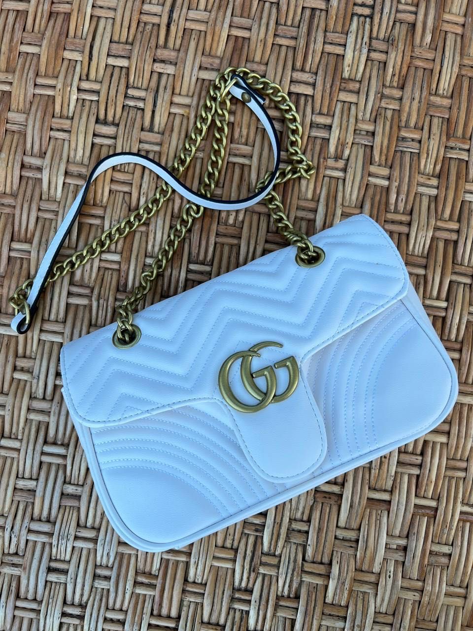 Сумка Gucci marmont (white) нова