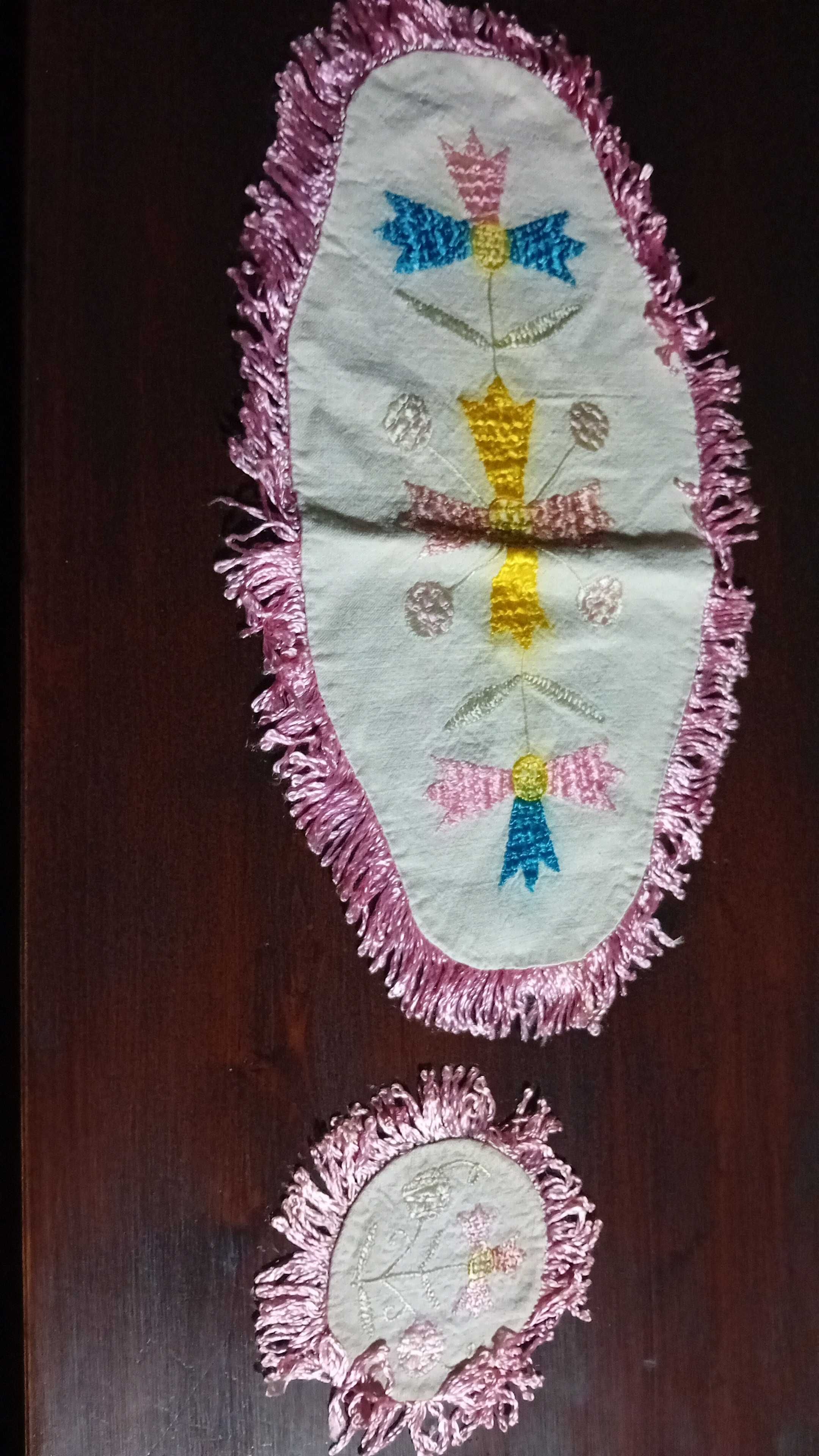 Pamos de bordado de castelo branco