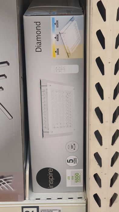 Candeeiros Led luz fria e quente