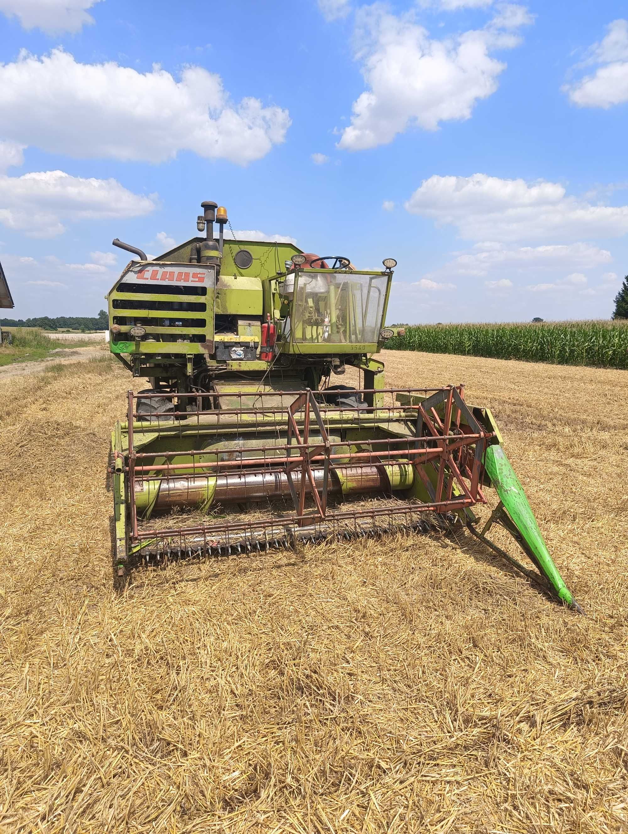 Kombajn Claas Consul i Pług obrotowy 3 skibowy