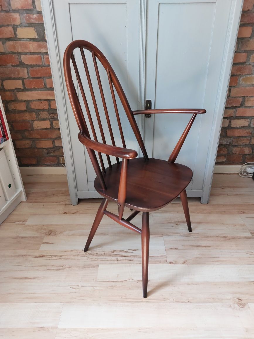 krzesło Quaker Back Windsor m. 365 proj. L. Ercolani dla ERCOL vintage