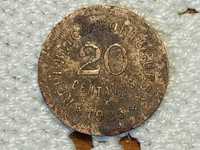 Portugal - moeda de 20 centavos de 1925