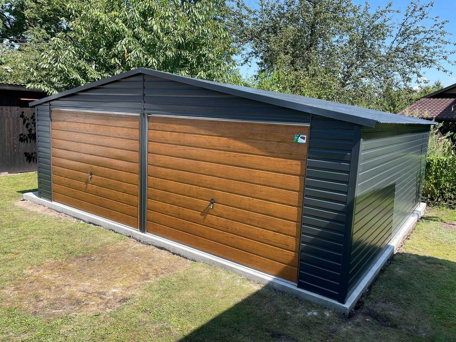 Garaż blaszany 7x5. WZMOCNIONY PROFILAMI. PRODUCENT. Cała Polska