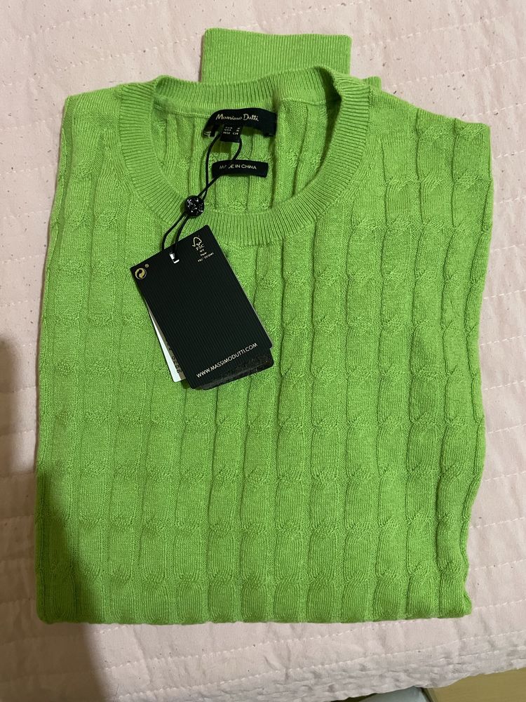 Sweterek warkoczowe sploty Massimo Dutti