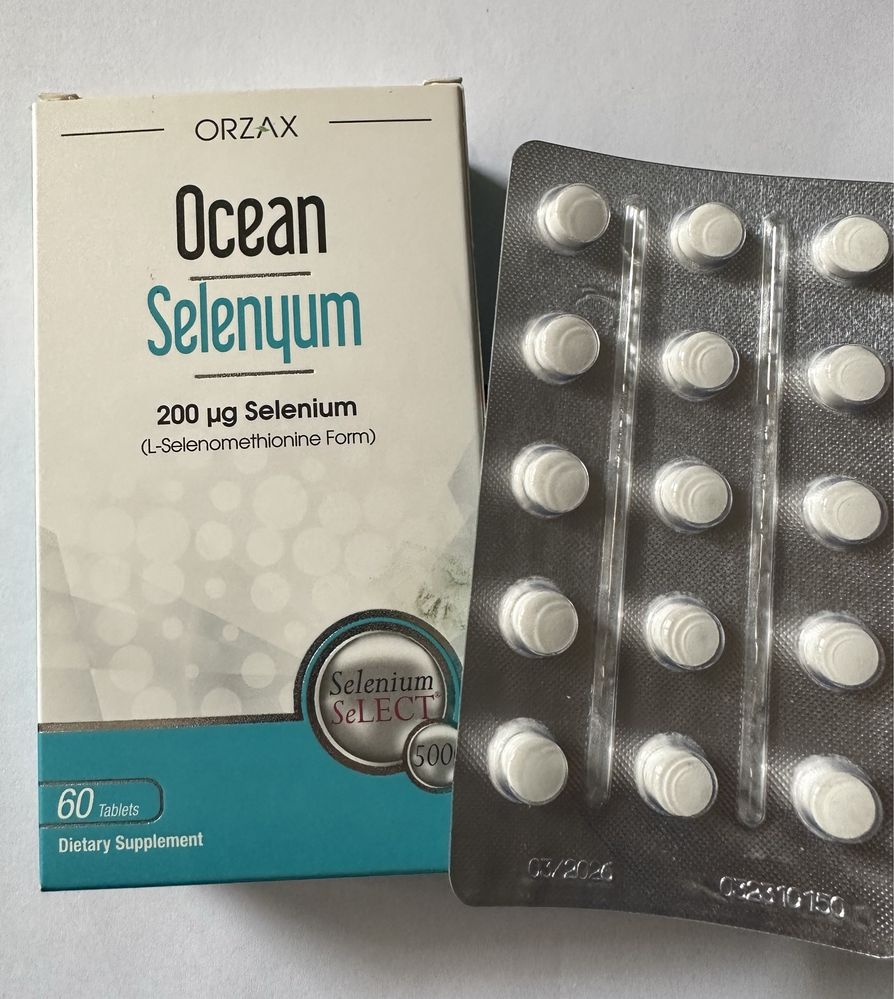 Orzax Ocean Selenyum 200 mg - Ceлен 60 капсул Турция
