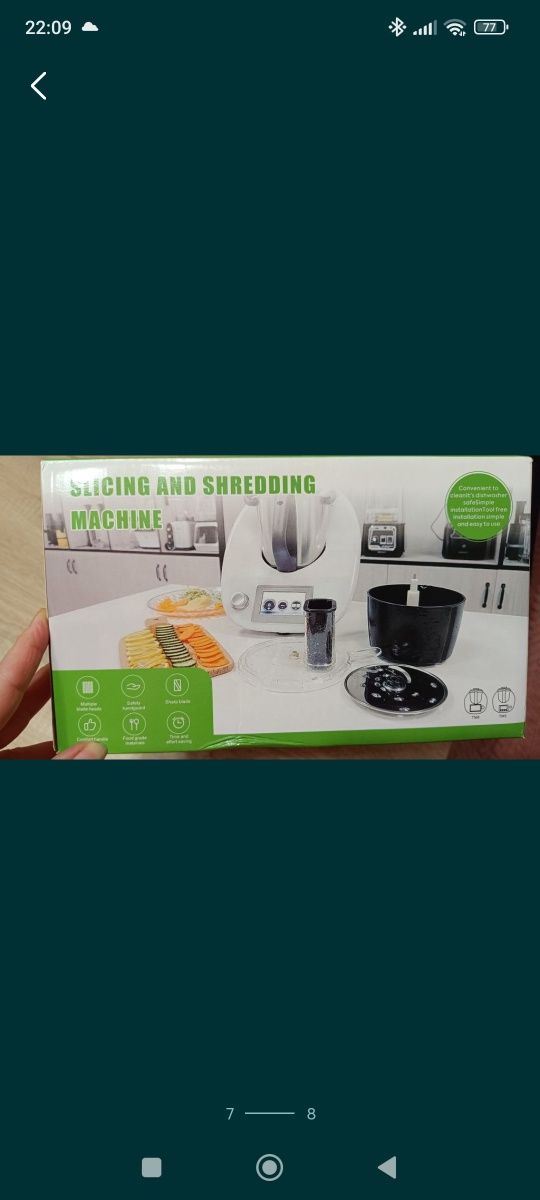 Thermomix Vorwerk TM5/6 zestaw do krojenia i tarcia