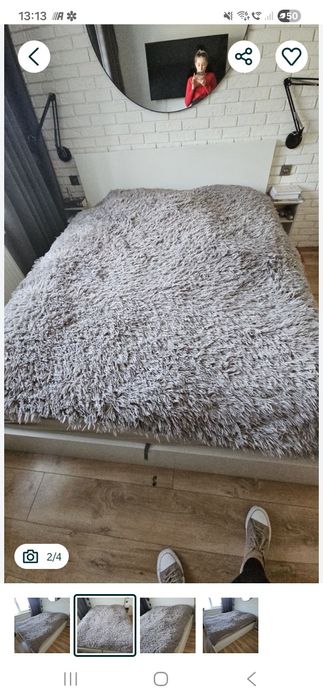 Sprzedam łóżko sypialniane 160/200 - z materacem i pijemnikiem.