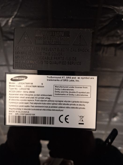 Samsung 52 całe lcd
