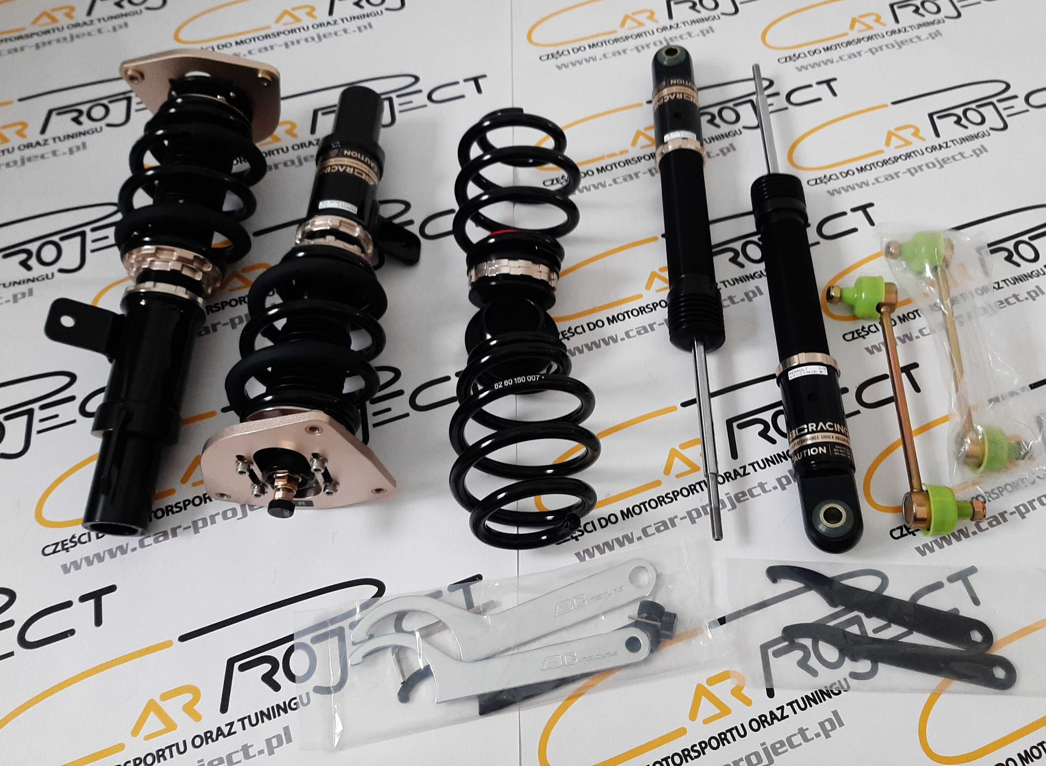 Gwint gwintowane BC Racing do Renault Sport Clio Megane Twingo R.S. RS
