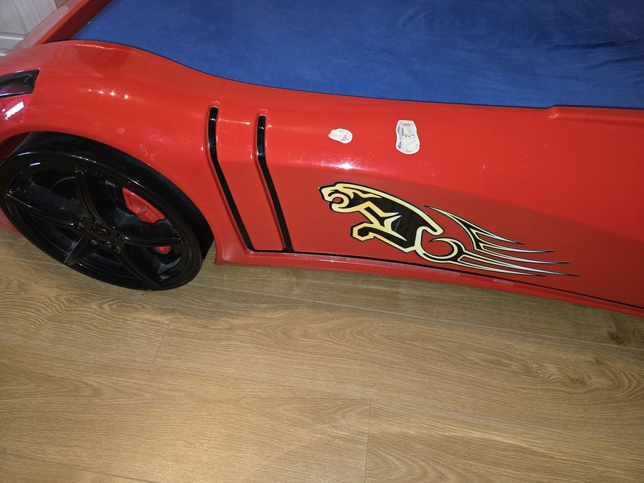 Łóżko 190x90 samochód auto kluczyk muzyka dźwięki