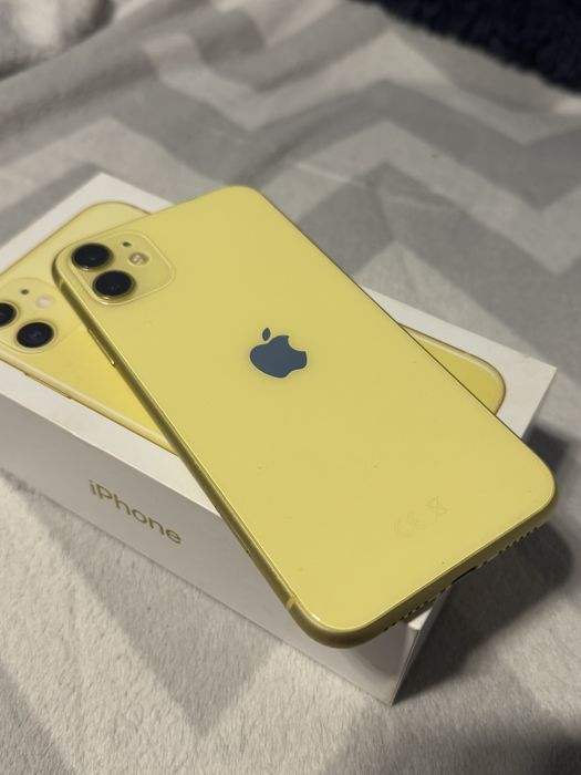 Sprzedam iphone 11 64 GB żolty z pudelkiem