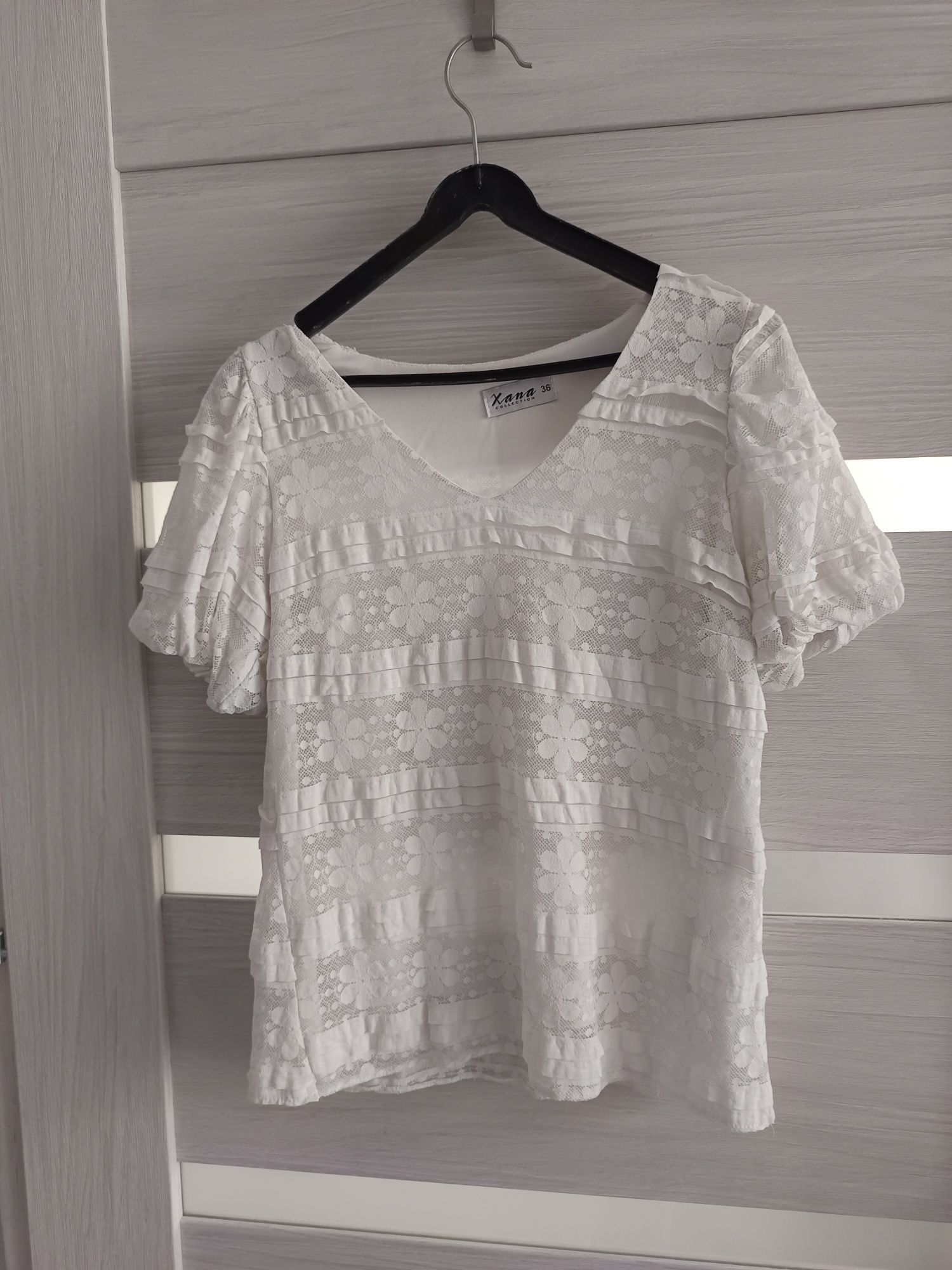 Bluzka damska boho z bufkami xana