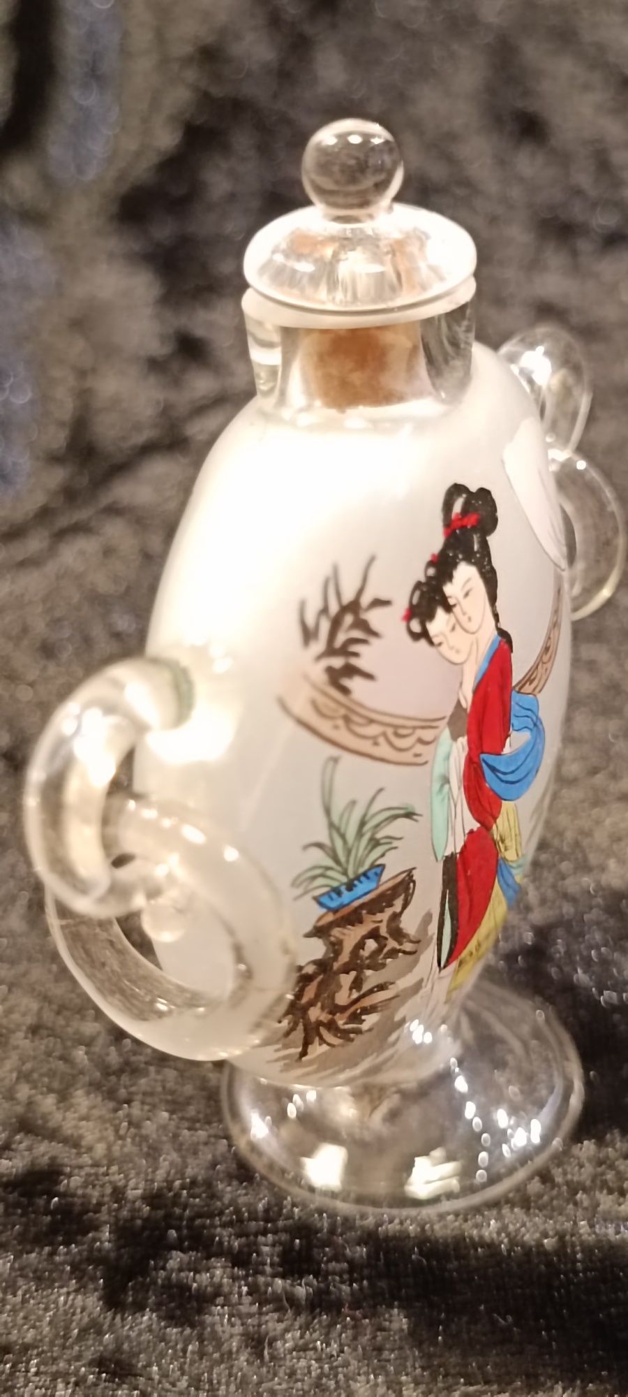 "Snuff Botle" Dinastia Qing - Vidro - Séc XIX
