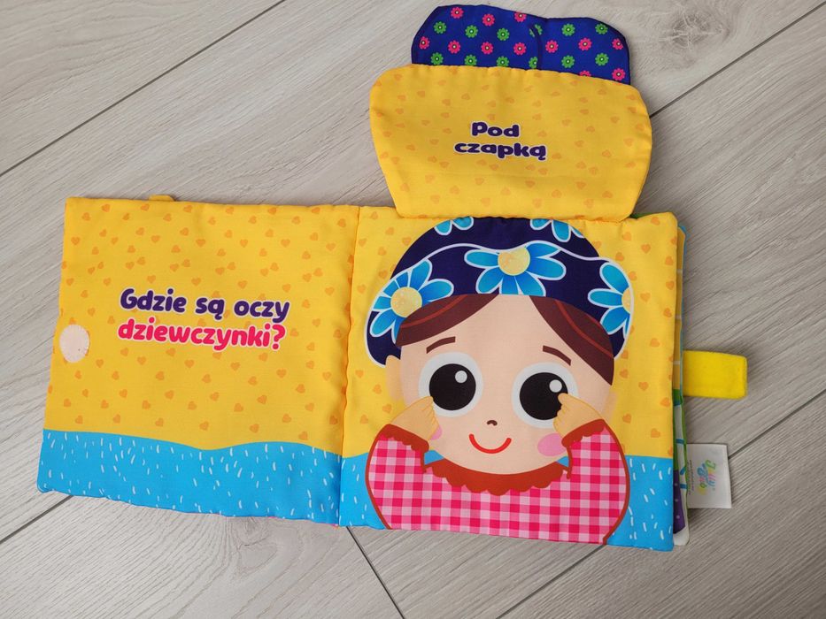 Książeczka sensoryczna Jolly Baby gdzie jest dziewczynka