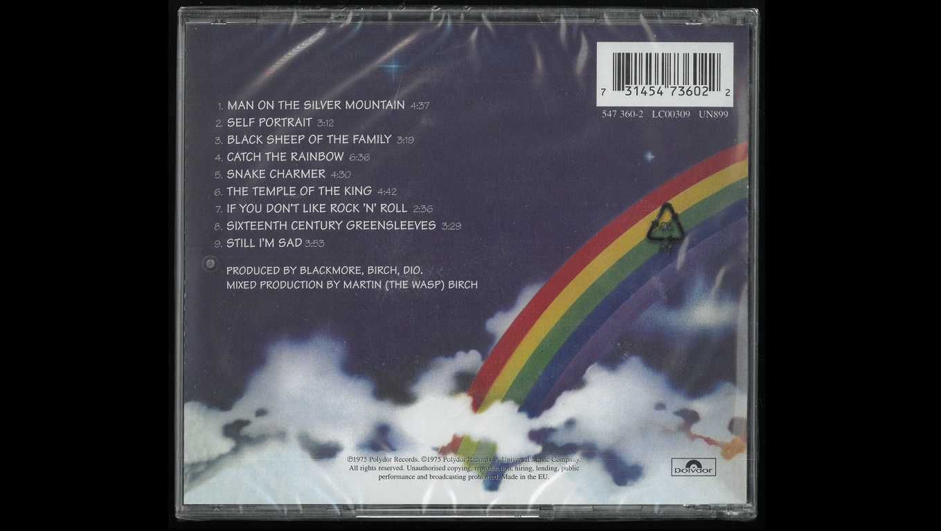 Ritchie Blackmore'S Rainbow. Nowa płyta CD