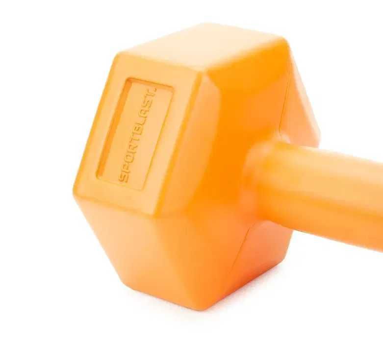 HANTLE 2x3kg hantelki CIĘŻARKI ZESTAW hantli do ćwiczeń 6kg BIA