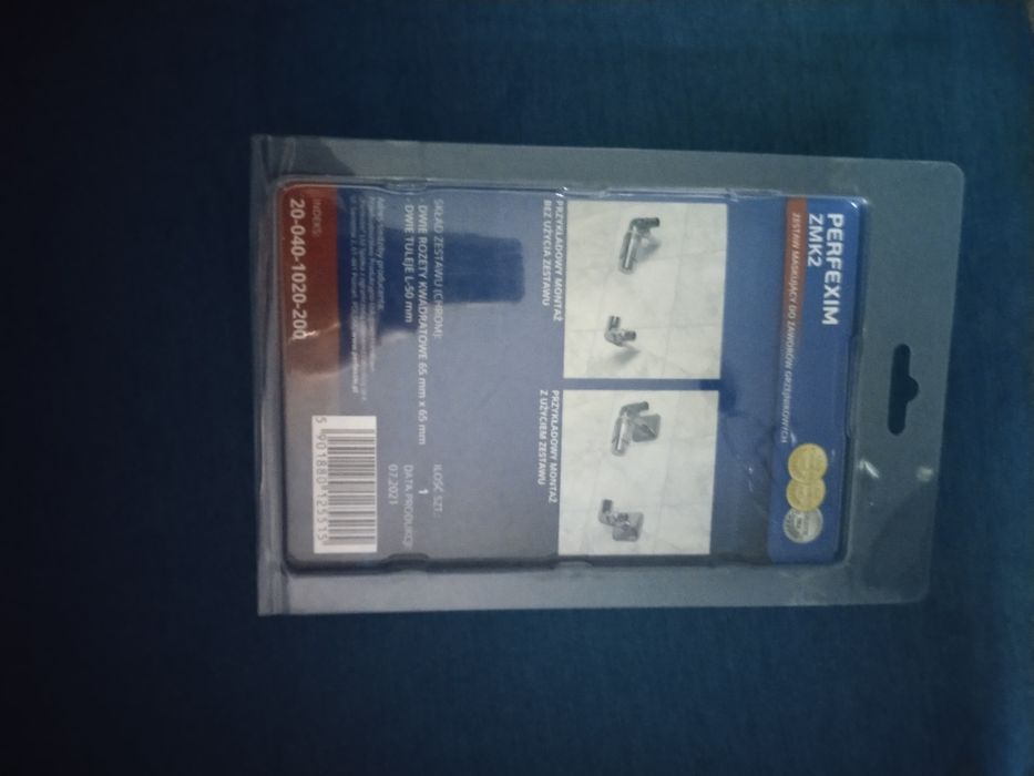 Termostat do grzejnika osiowy chrom lewy+złączki i zestaw maskujący
